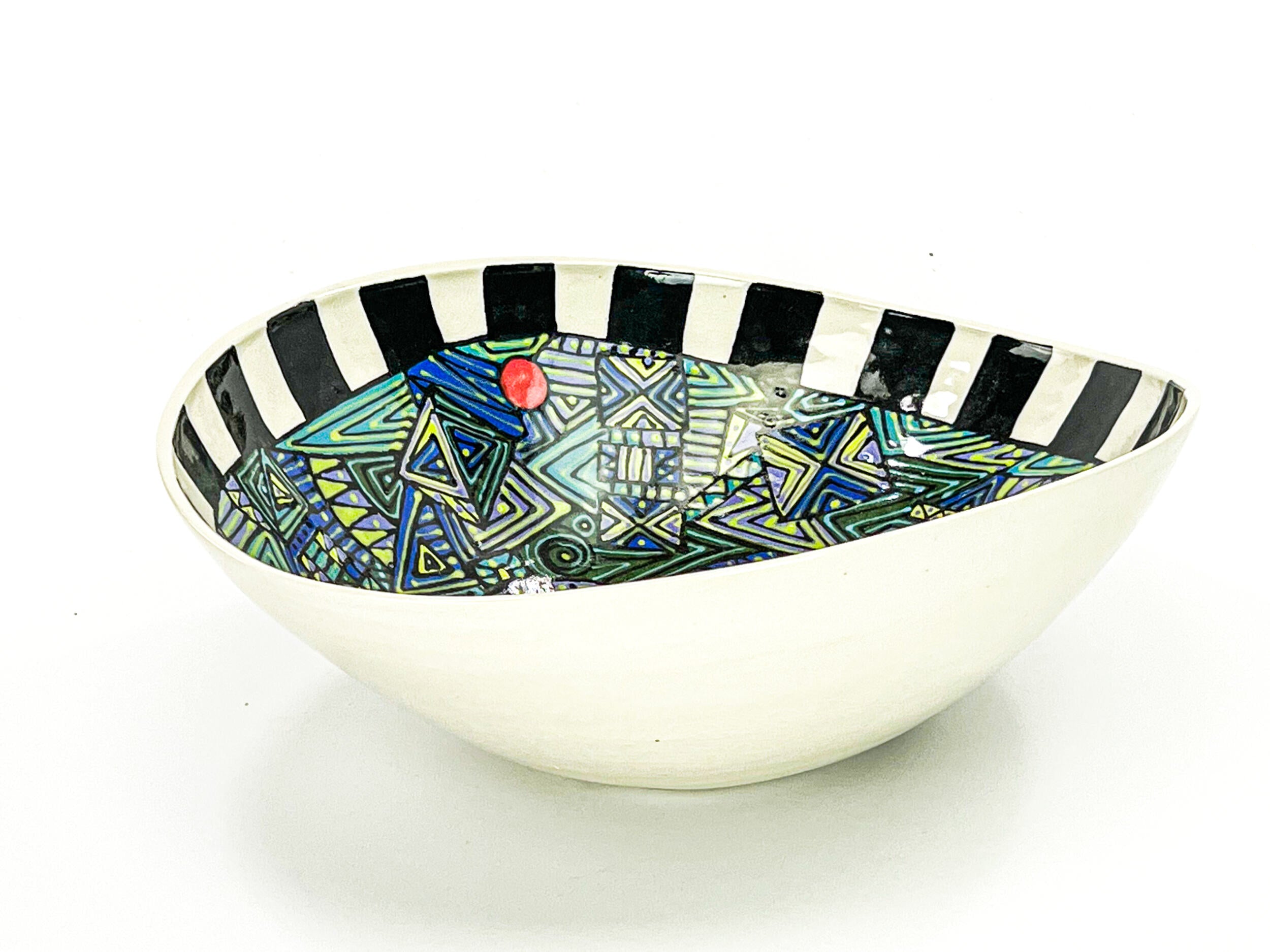Buoys — JeanElton EllipticalBowl in Multi-Color/Cream, front view
