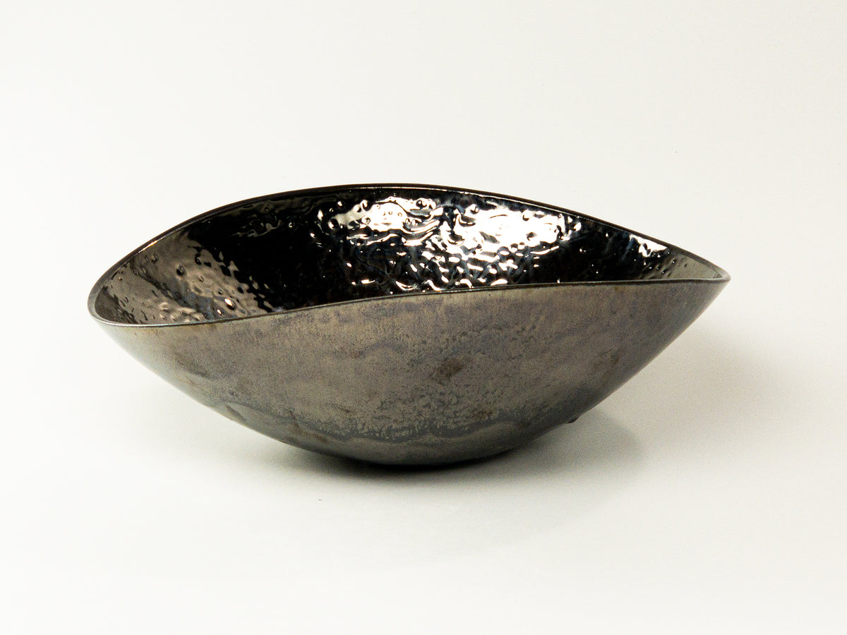 Vespers in Bronze — JeanElton EllipticalBowl in Gold & Metallic, front view