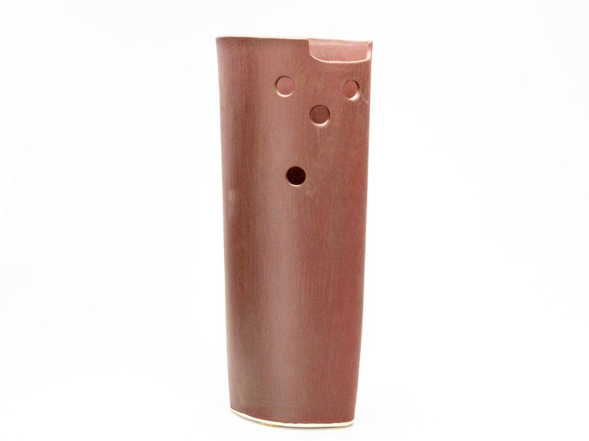 Listening Wall — JeanElton OvalVase in Gold & Metallic, front view