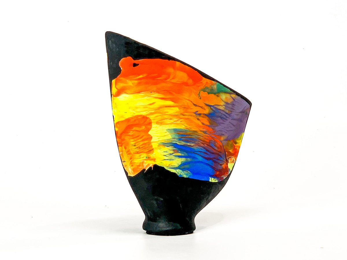 Jibsail III — JeanElton SailVase in Multi-Color, three-quarter view
