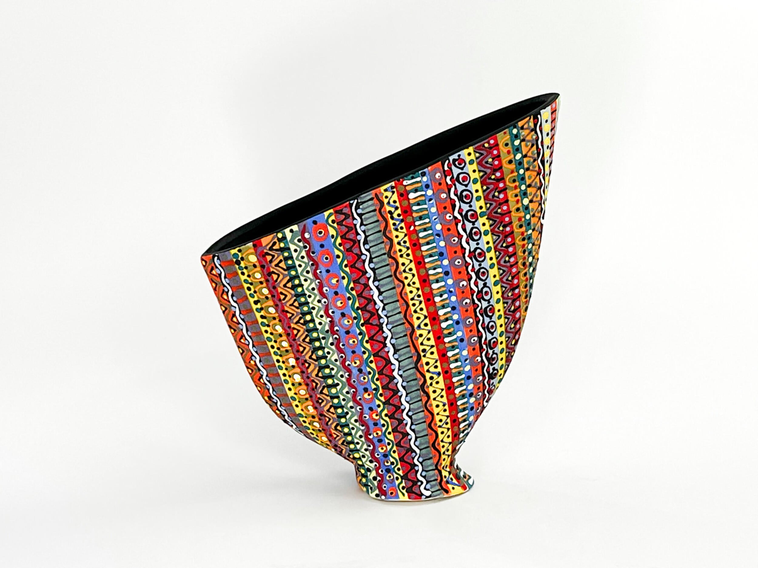 Prism Matrix V — JeanElton SailVase in Multi-Color/Black, front view