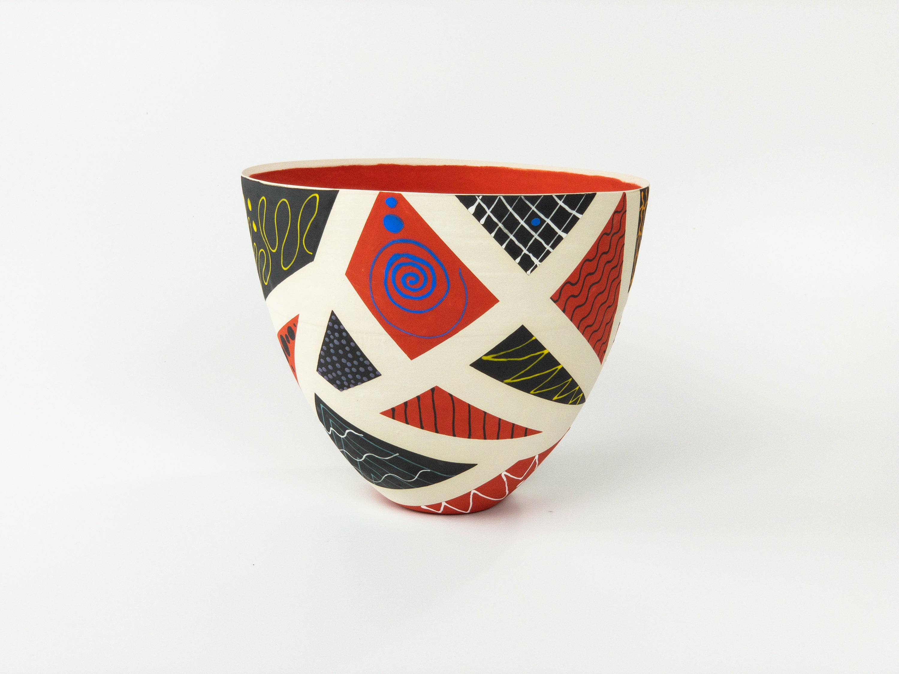 Patchwork in Red I