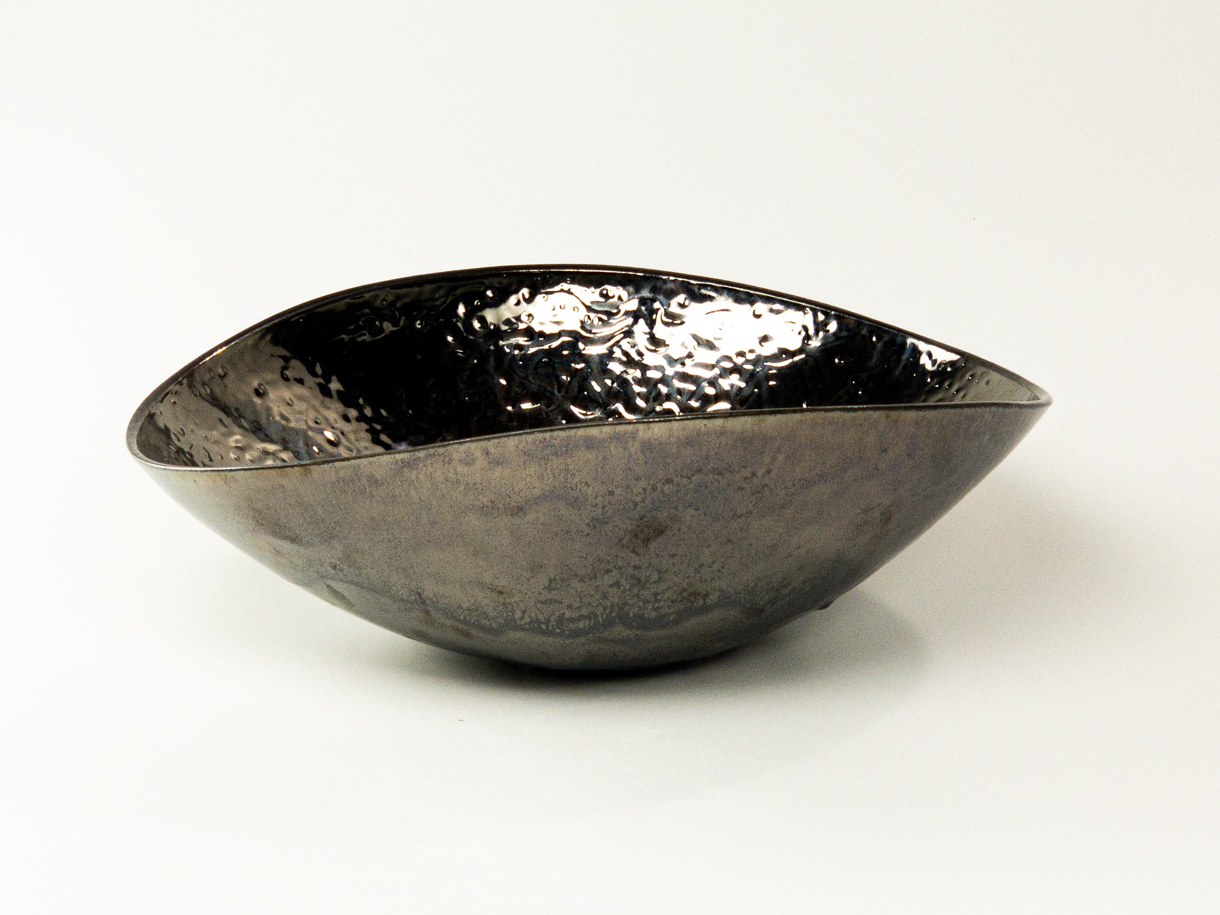 Vespers in Bronze — JeanElton EllipticalBowl in Gold & Metallic, front view