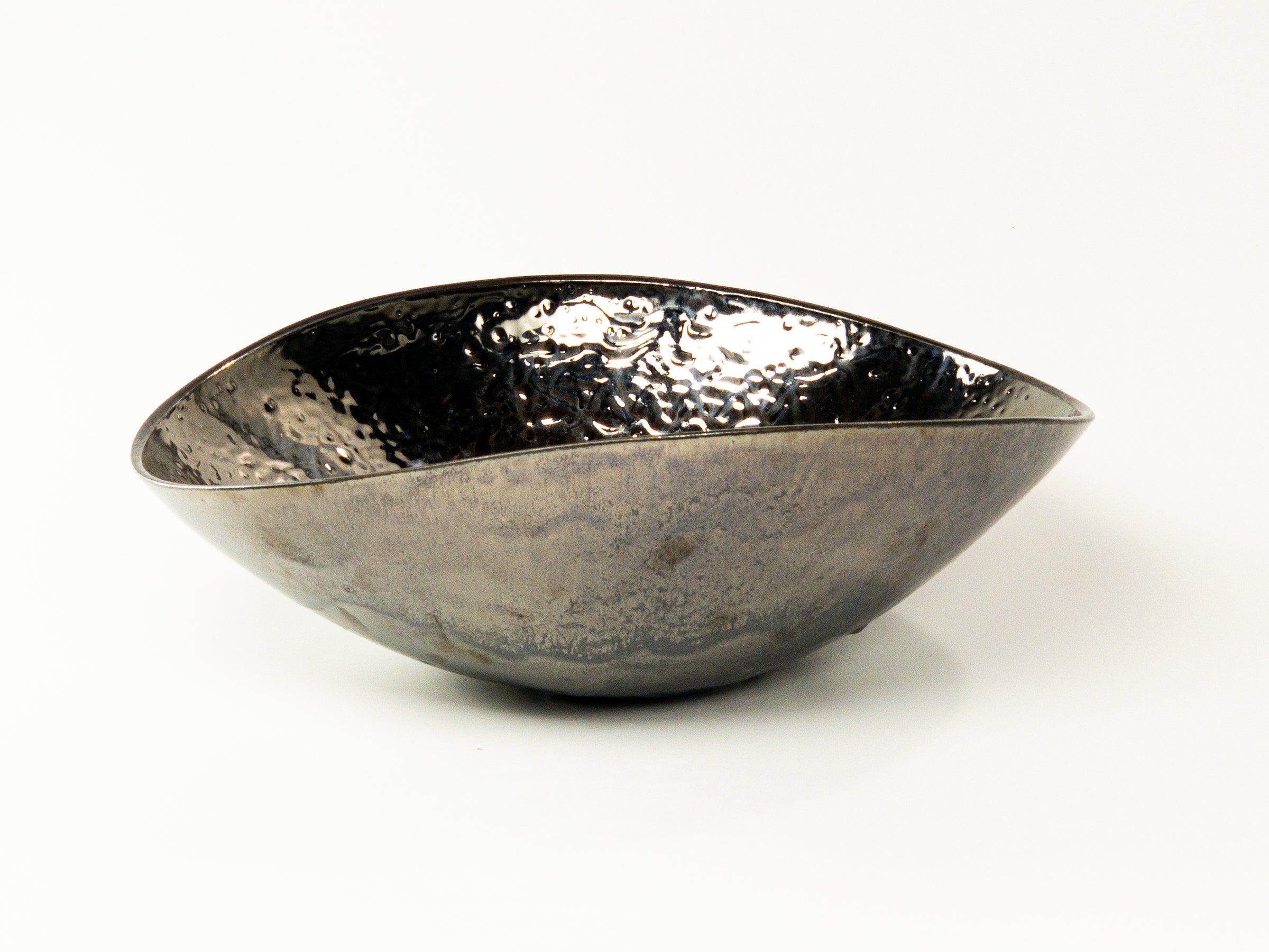 Vespers in Bronze — JeanElton EllipticalBowl in Gold & Metallic, three-quarter view