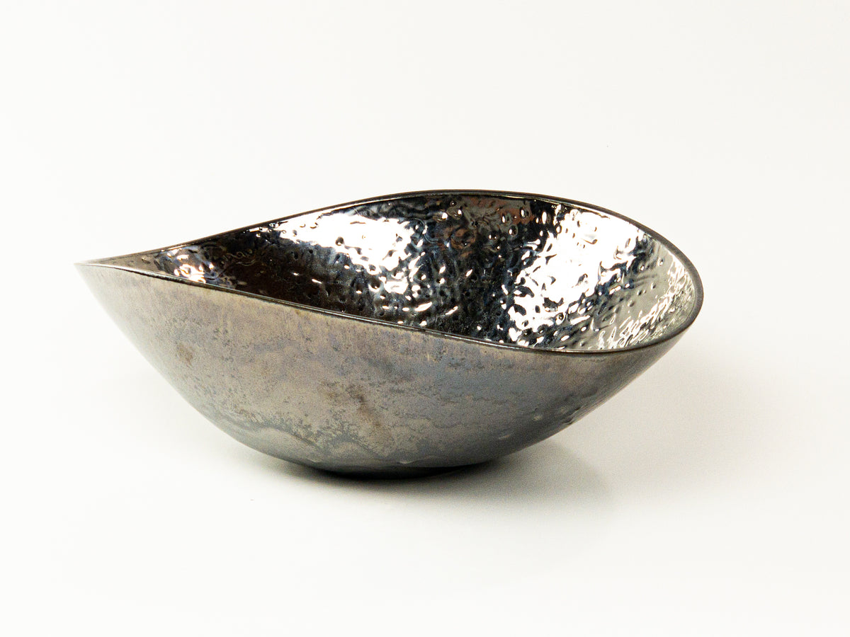Vespers in Bronze — JeanElton EllipticalBowl in Gold & Metallic, side view