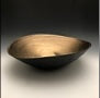 Tideline Gold — JeanElton EllipticalBowl in Gold & Metallic, front view