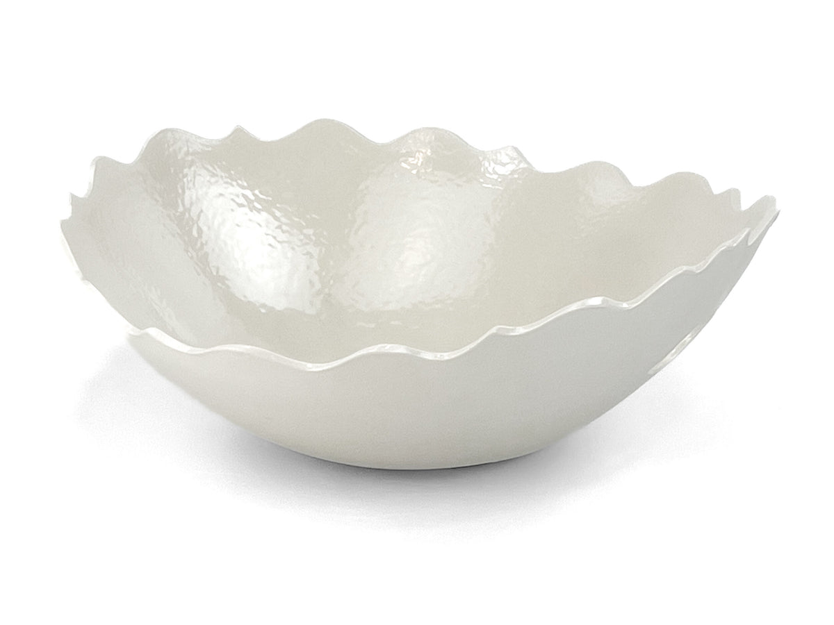Moonlet — JeanElton EllipticalBowl in Neutral & Earth, three-quarter view