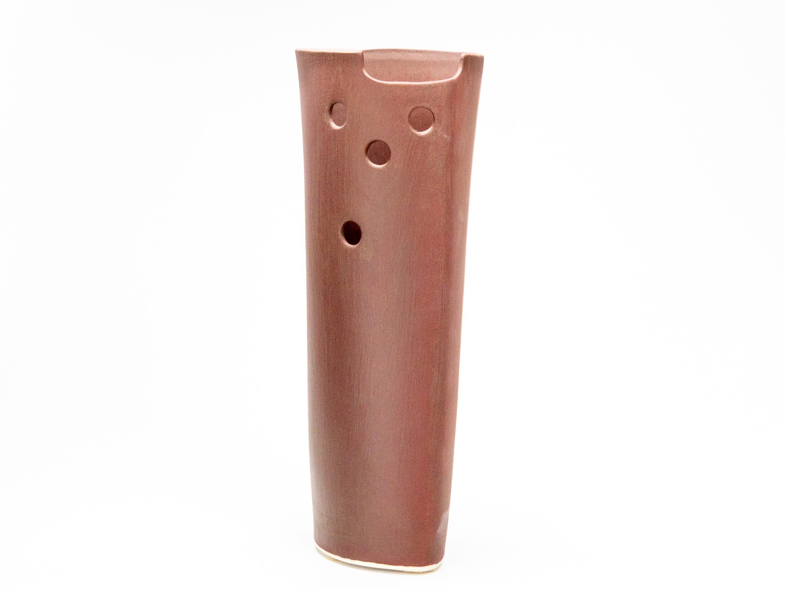 Listening Wall — JeanElton OvalVase in Gold & Metallic, three-quarter view
