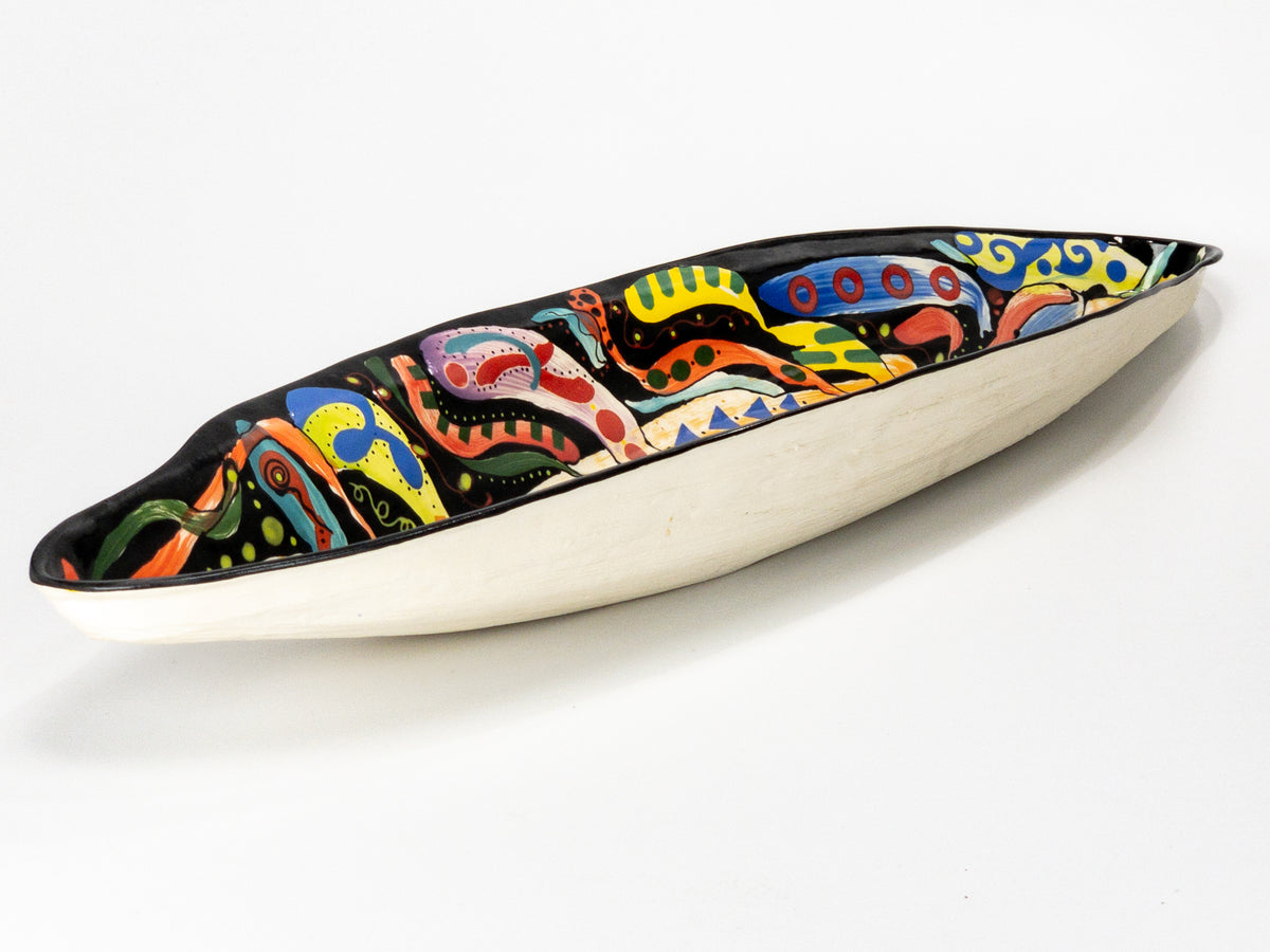 Yellow Submarine — JeanElton PalmVessel in Multi-Color/Cream, front view