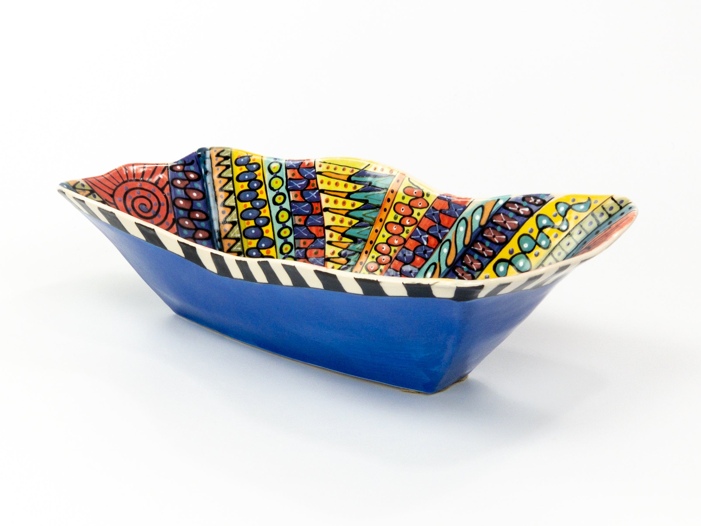 Elan — JeanElton RectangularVessel in Multi-Color/Blue, front view