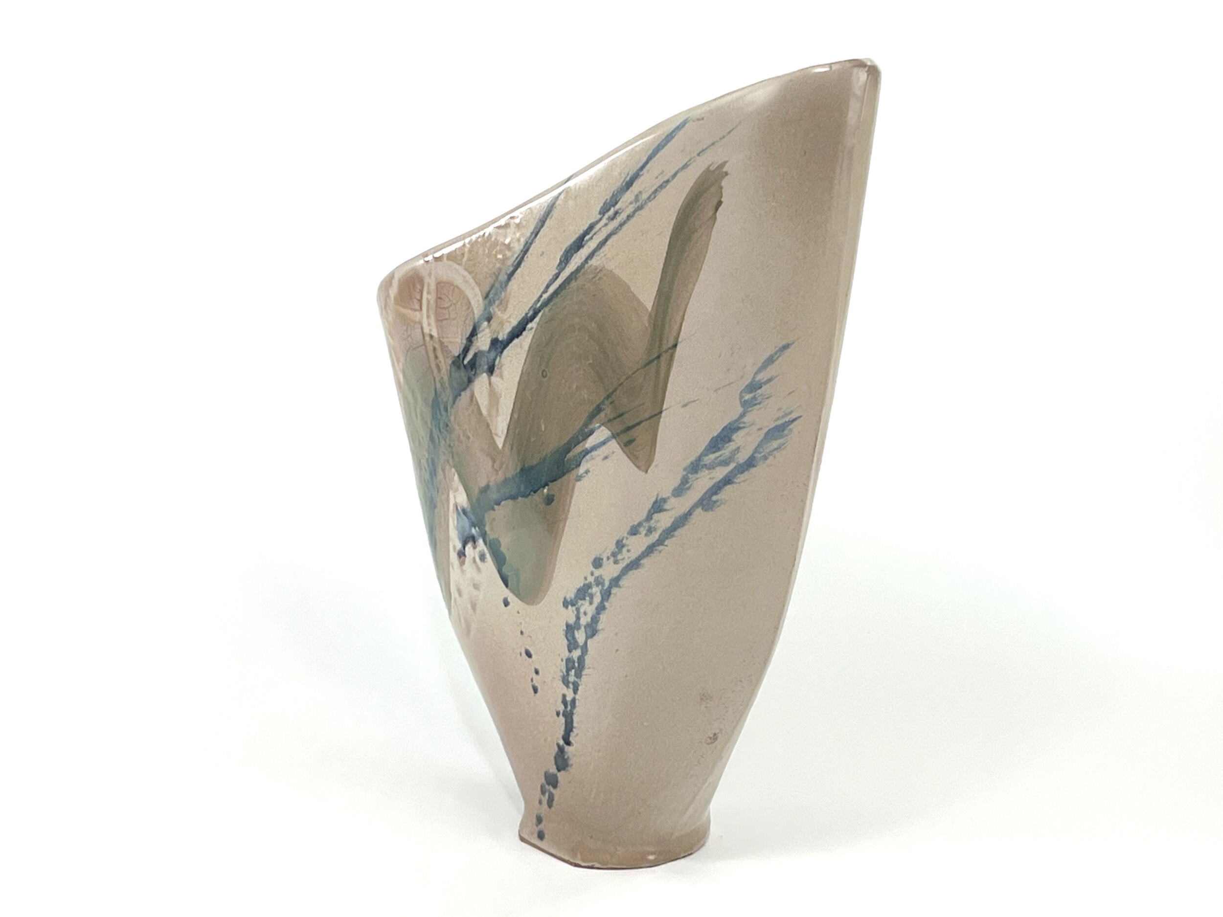 Desert Streams — JeanElton SailVase in Neutral & Earth, side view
