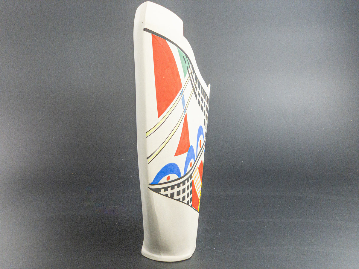 Signal Array — JeanElton SailVase in Multi-Color/Cream, front view