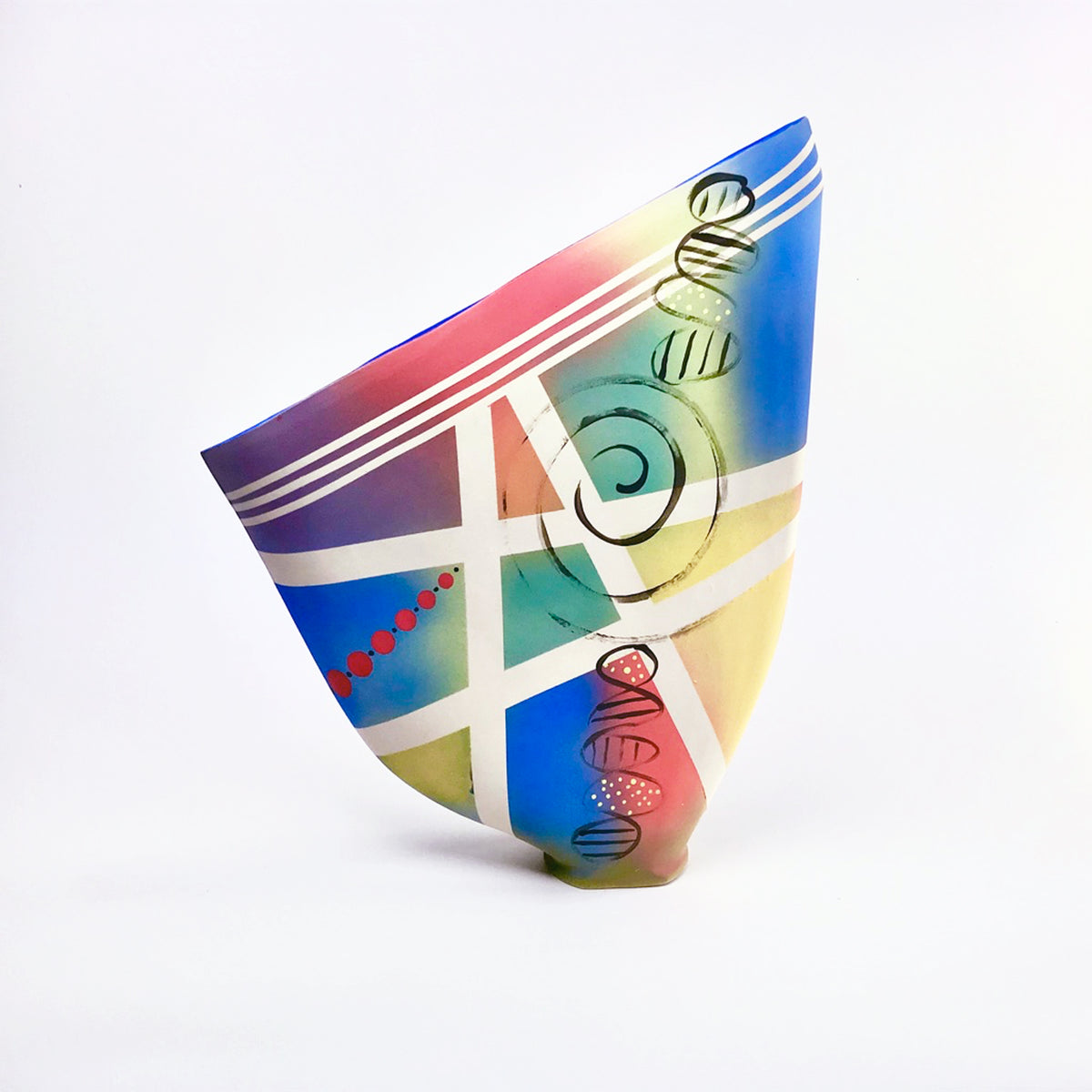 Chromatic Compass — JeanElton SailVase in Multi-Color, front view