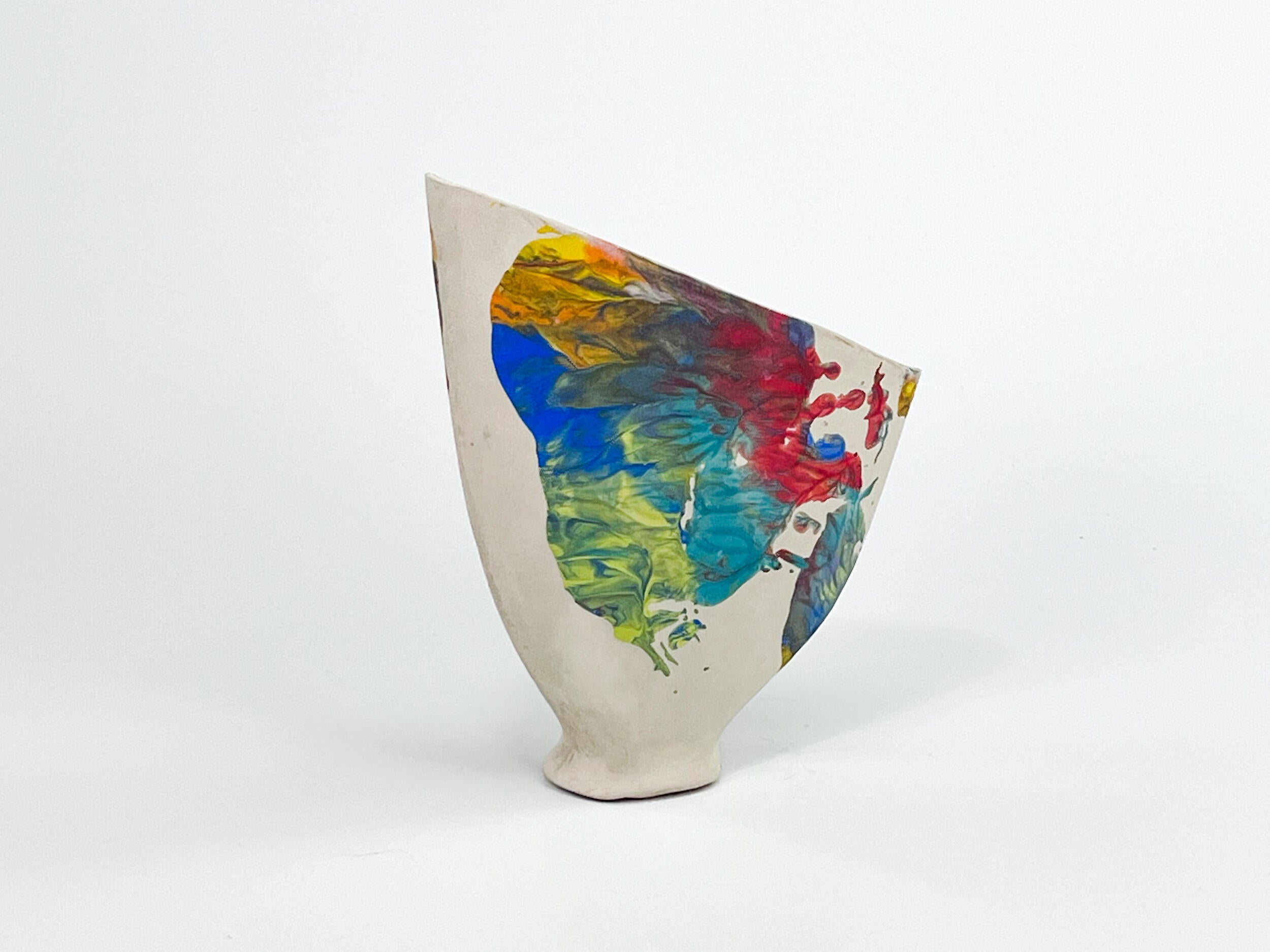 Evening Sail — JeanElton SailVase in Multi-Color/Blue, three-quarter view