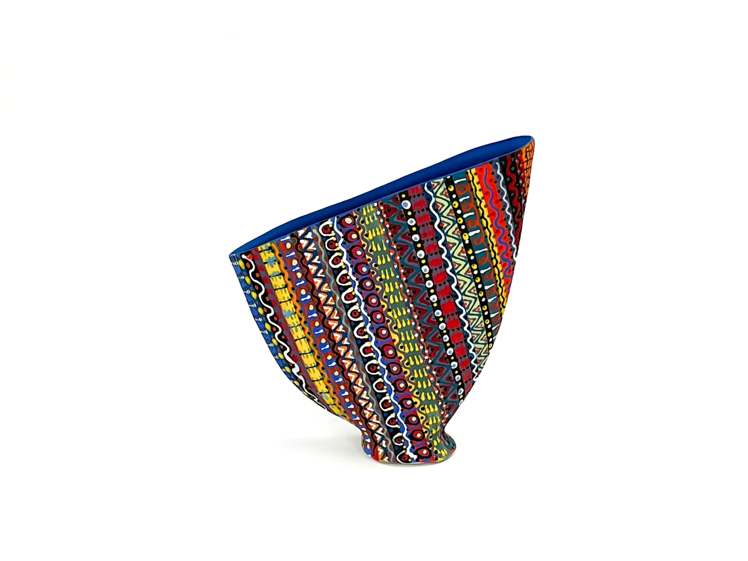 Prism Matrix III — JeanElton SailVase in Multi-Color/Black, front view