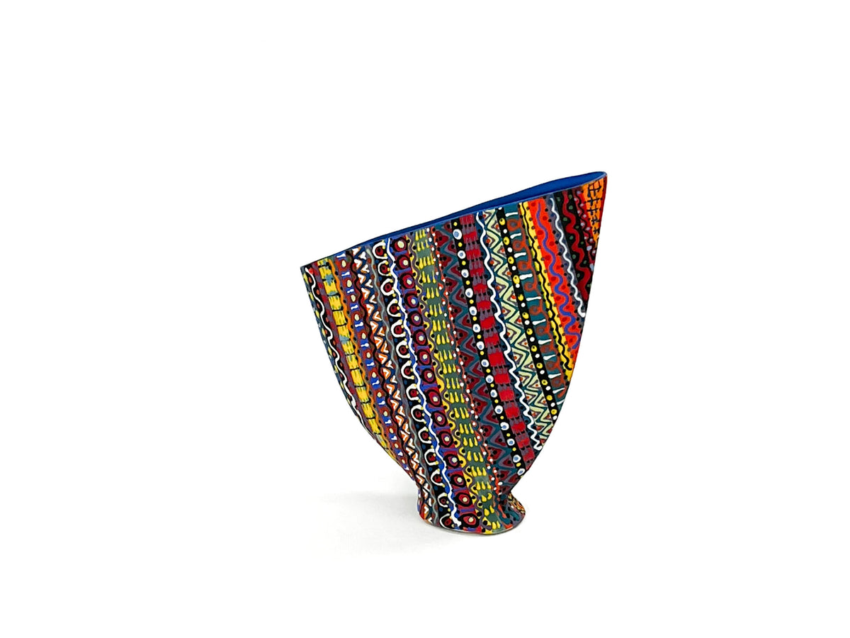 Prism Matrix III — JeanElton SailVase in Multi-Color/Black, three-quarter view