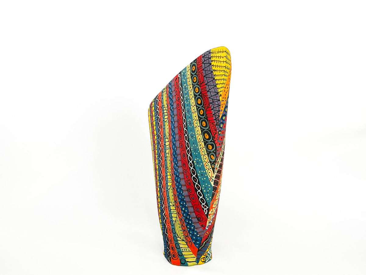 Prism Matrix VII — JeanElton SailVase in Multi-Color/Black, side view
