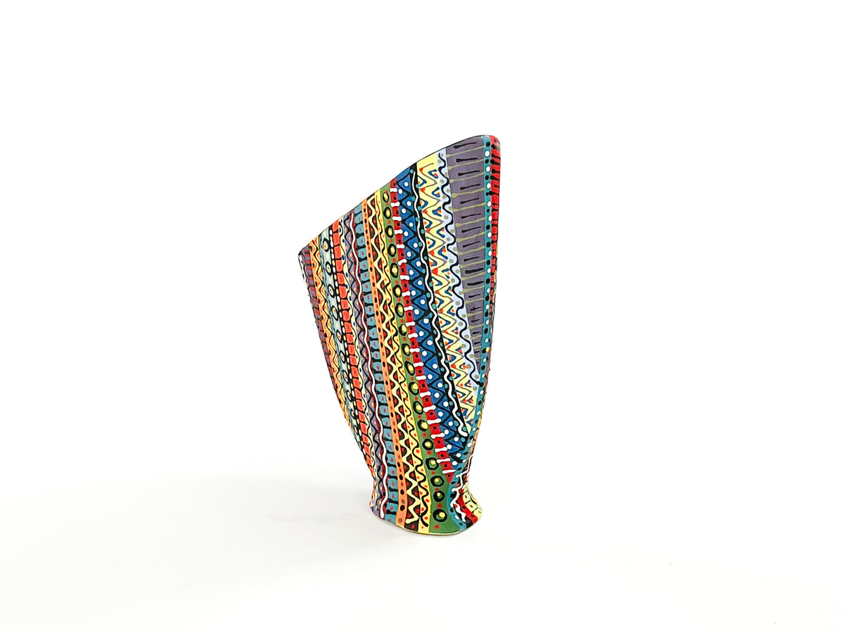 Prism Matrix X — JeanElton SailVase in Multi-Color/Black, side view