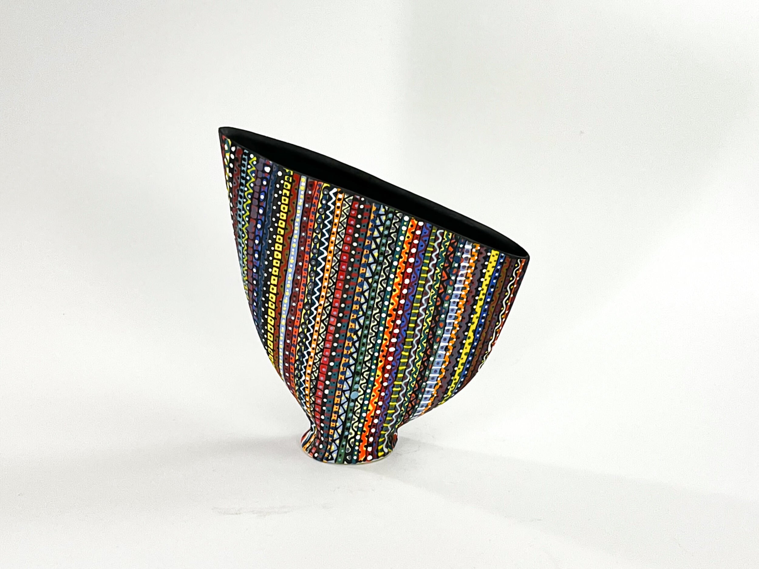 Prism Matrix XII — JeanElton SailVase in Multi-Color/Black, front view