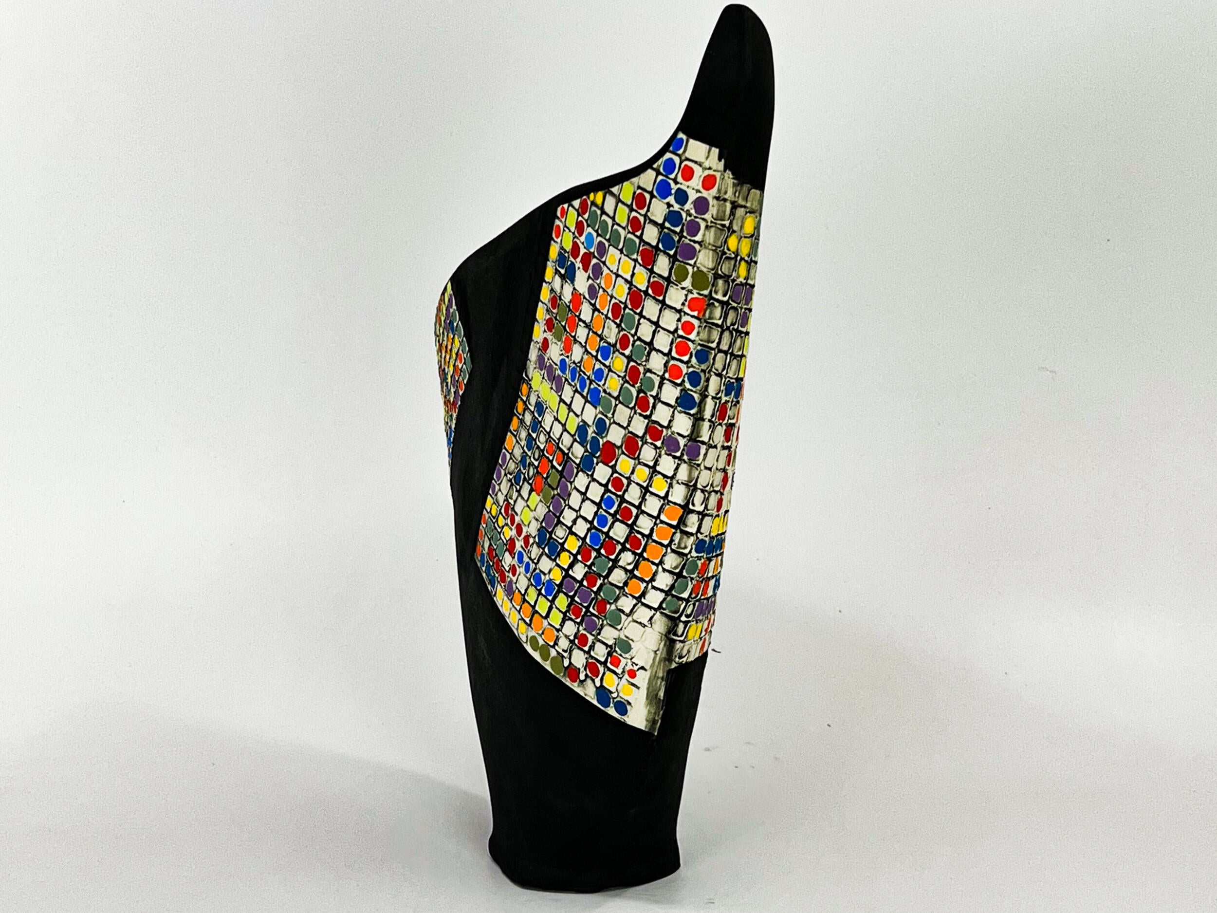 Slipstream Sarong — JeanElton SailVase in Multi-Color/Black, side view
