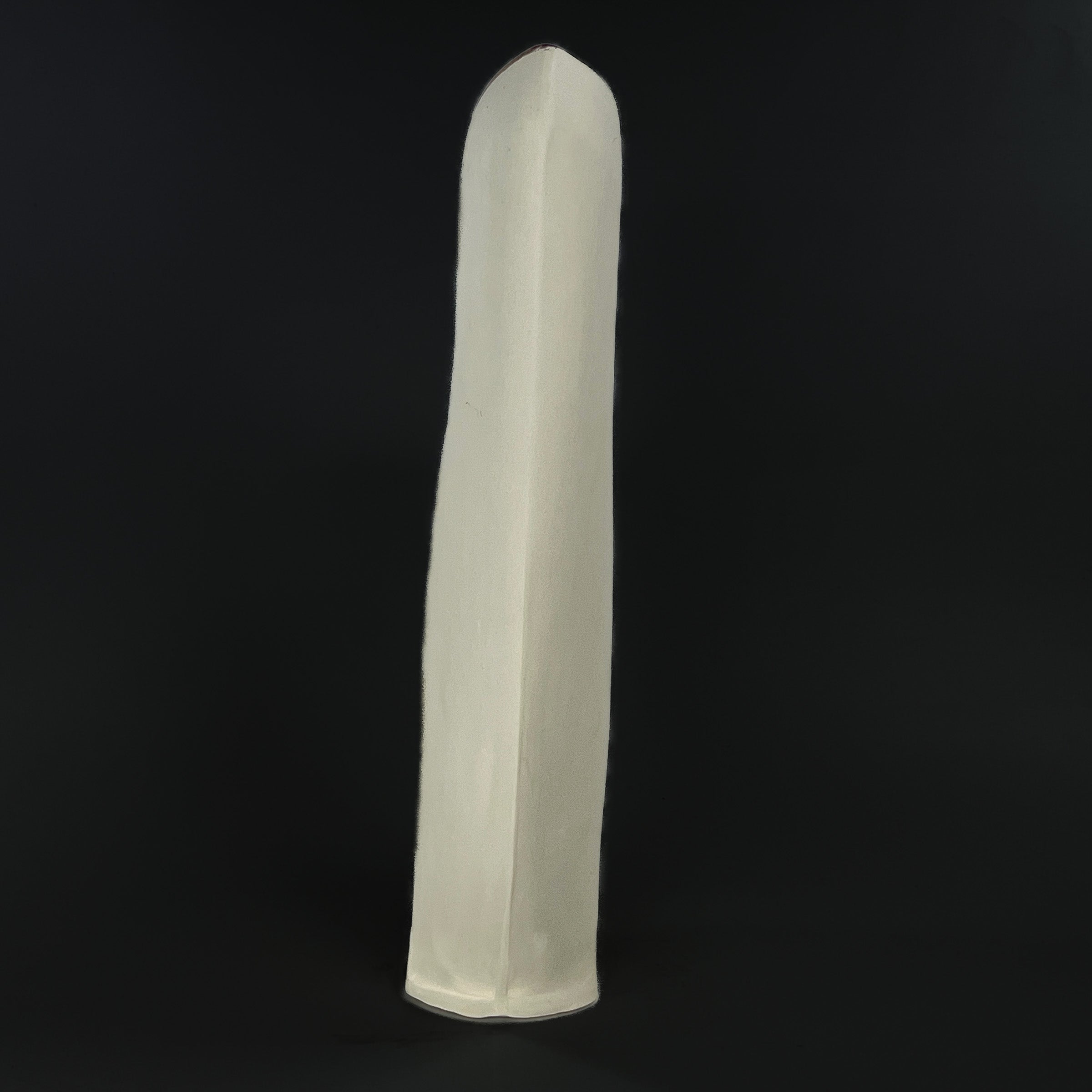 Stillrise — JeanElton SailVase in Metallic & Cream, side view