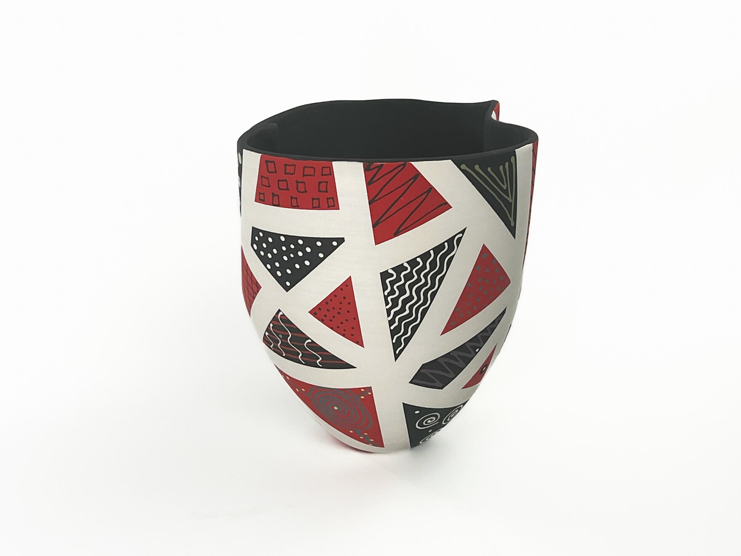 Patchwork in Red & Black X