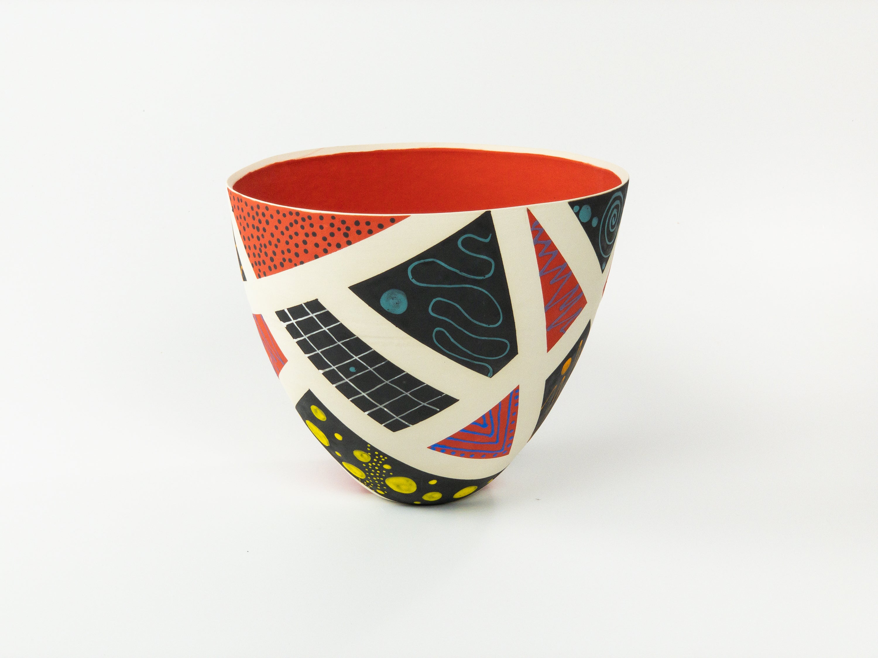 Patchwork in Red I